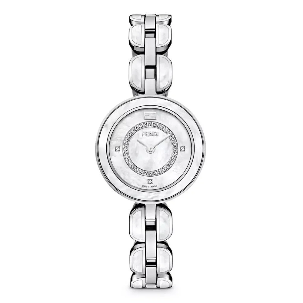 Fendi My Way Women's Mother of Pearl with Diamond Watch, 28mm (MSRP $2,895)